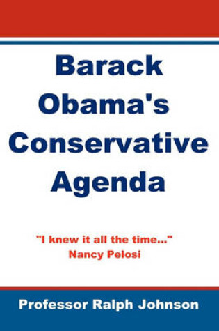 Cover of Barack Obama's Conservative Agenda