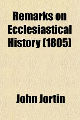 Cover of Remarks on Ecclesiastical History (Volume 2)