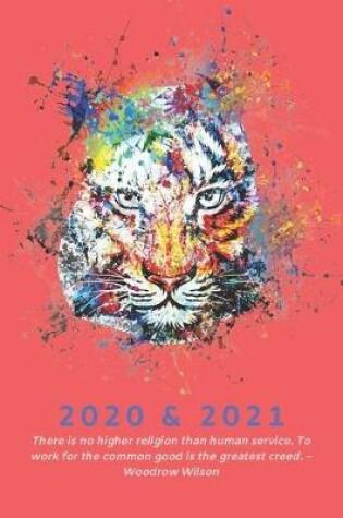 Cover of 2020 & 2021 Weekly Planner - Two Year Appointment Book Gift - Two-Year Agenda Notebook for Goal Planning