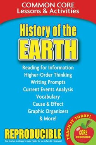 Cover of History of the Earth