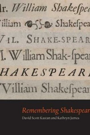 Cover of Remembering Shakespeare