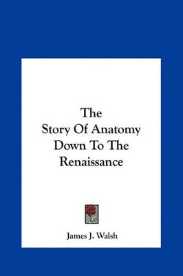 Book cover for The Story Of Anatomy Down To The Renaissance