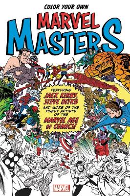 Cover of Color Your Own Marvel Masters