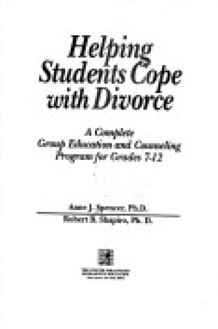 Cover of Helping Students Cope W/Divorc