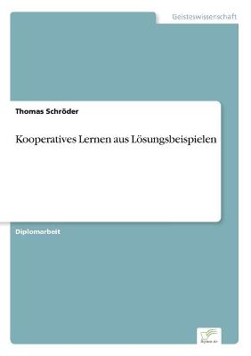 Book cover for Kooperatives Lernen aus Lösungsbeispielen