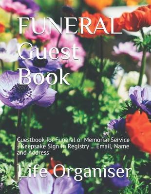 Book cover for FUNERAL Guest Book