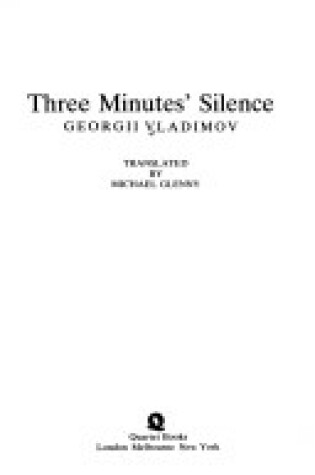 Cover of Three Minutes Silence