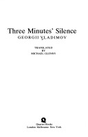 Book cover for Three Minutes Silence