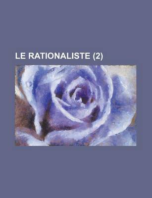 Book cover for Le Rationaliste (2)