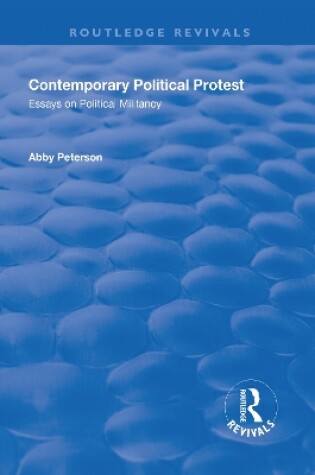 Cover of Contemporary Political Protest