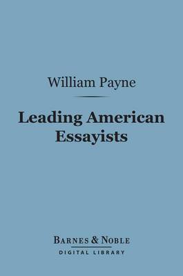 Book cover for Leading American Essayists (Barnes & Noble Digital Library)