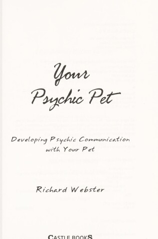 Cover of Your Psychic Pet