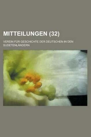 Cover of Mitteilungen (32)