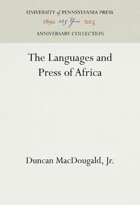 Book cover for The Languages and Press of Africa