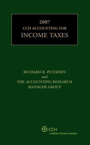 Book cover for Cch Accounting for Income Taxes