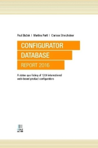 Cover of Configurator Database Report 2016