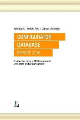 Book cover for Configurator Database Report 2016