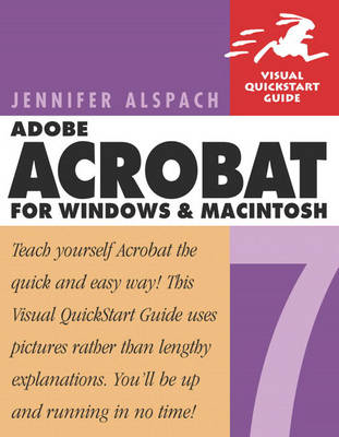 Book cover for Adobe Acrobat 7 for Windows and Macintosh