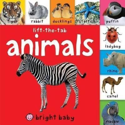 Book cover for Bright Baby Lift-The-Tab: Animals