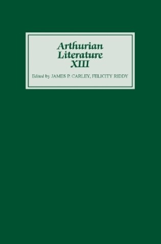 Cover of Arthurian Literature XIII