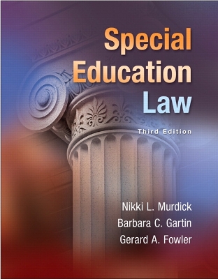 Book cover for Special Education Law (Subscription)