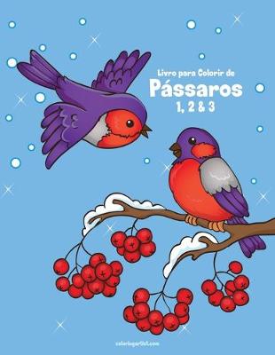 Cover of Livro para Colorir de Pássaros 1, 2 & 3