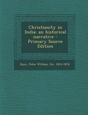 Book cover for Christianity in India