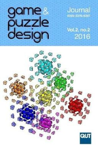 Cover of Game & Puzzle Design, Vol. 2, No. 2, 2016 (Colour)