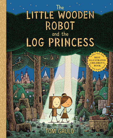 Book cover for The Little Wooden Robot and the Log Princess