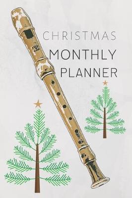 Book cover for Christmas Monthly Planner