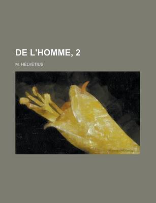 Book cover for de L'Homme, 2
