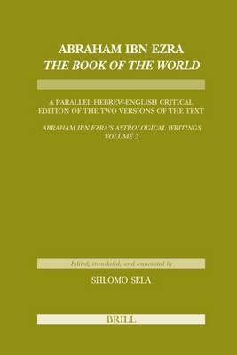 Cover of Abraham Ibn Ezra the Book of the World