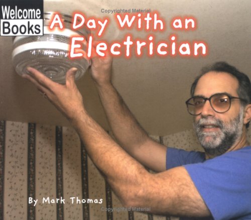 Book cover for A Day with an Electrician
