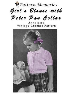 Book cover for Girl's Blouse with Peter Pan Collar