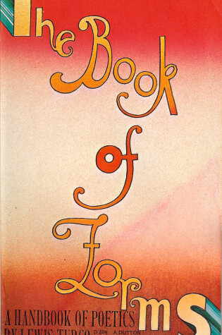 Cover of Book of Forms a Handbook of Poetics