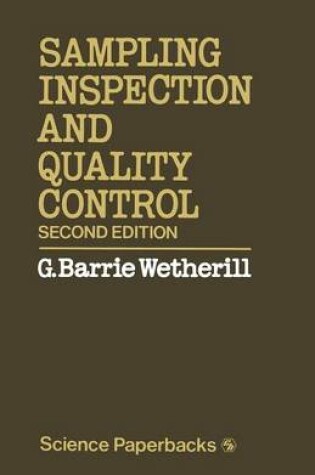 Cover of Sampling Inspection and Quality Control