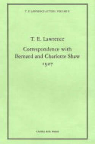 Cover of Correspondence with Bernard and Charlotte Shaw, 1927