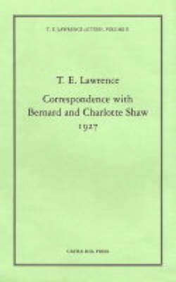 Book cover for Correspondence with Bernard and Charlotte Shaw, 1927