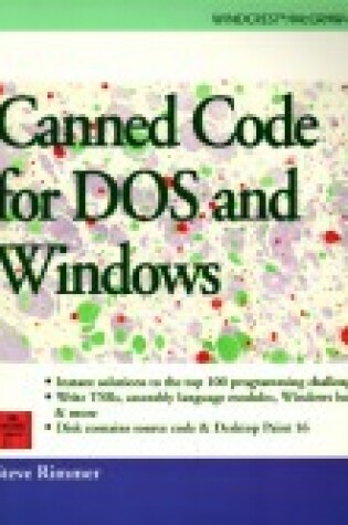 Cover of Canned Code for DOS and Windows