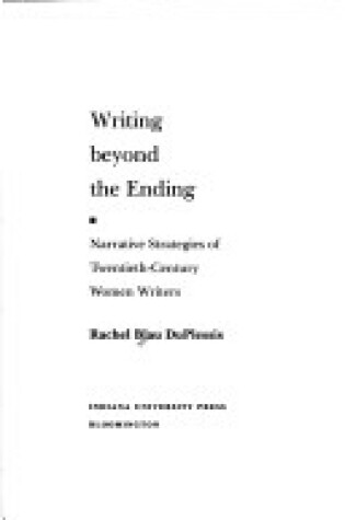 Cover of Writing Beyond the Ending