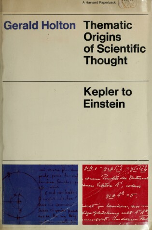 Cover of Thematic Origins of Scientific Thought