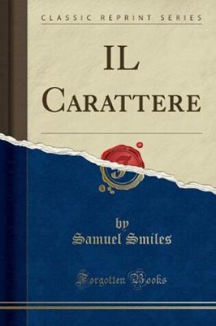 Cover of Il Carattere (Classic Reprint)