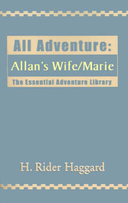 Book cover for All Adventure: Allan's Wife/Marie