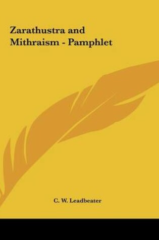 Cover of Zarathustra and Mithraism - Pamphlet