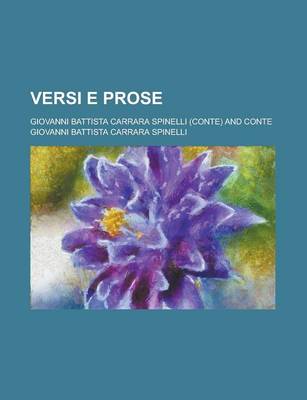 Book cover for Versi E Prose