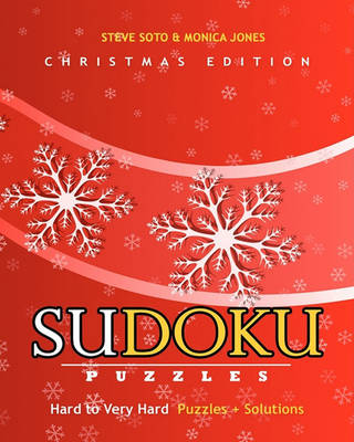 Book cover for SUDOKU Puzzles - Christmas Edition, Hard to Very Hard