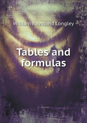 Book cover for Tables and formulas