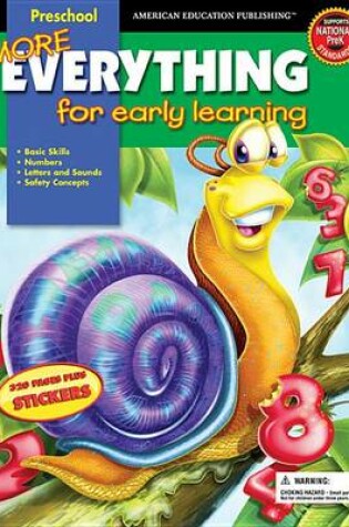 Cover of More Everything for Early Learning, Grade Preschool