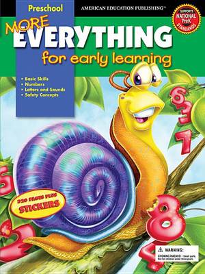 Book cover for More Everything for Early Learning, Grade Preschool