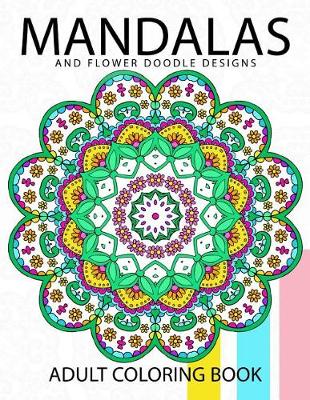 Book cover for Mandala and Flower Doodle Design